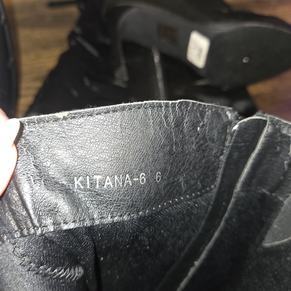 Source Unknown Elegant Black Over-the-Knee Boots - Picture 5 of 5